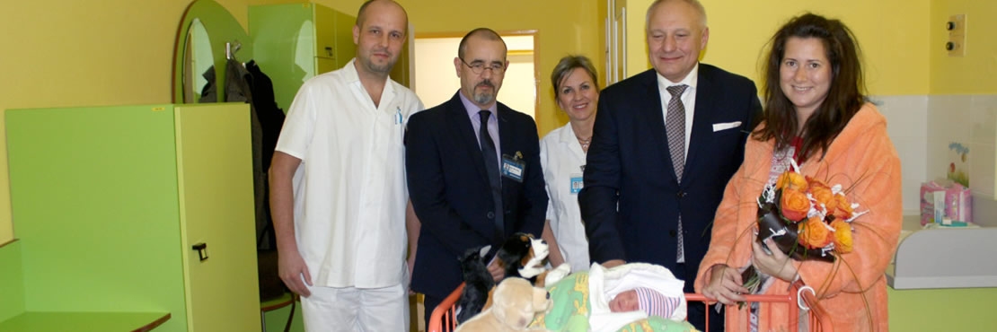 Na Nový rok přišla v porodnici Městské nemocnice na svět tři miminka