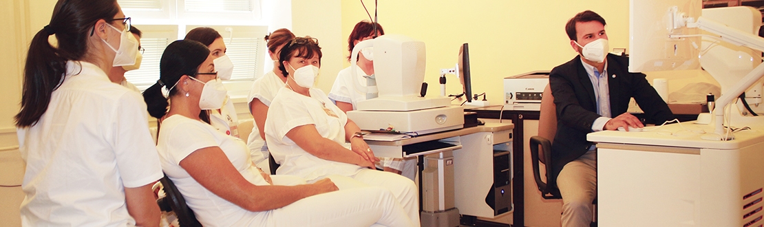 Nový přístroj umožňuje rozšířenou diagnostiku pacientova zraku