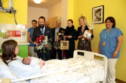První ostravské miminko roku 2020 se narodilo v Městské nemocnici