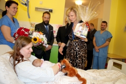 První ostravské miminko roku 2020 se narodilo v Městské nemocnici
