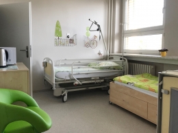 Nové nadstandardní pokoje pro malé pacienty a jejich rodiče