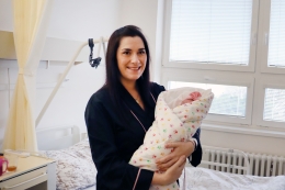 Jako první se v novém roce ve fifejdské porodnici narodila Terezie